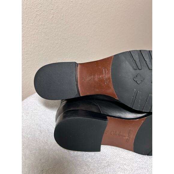 Cole Haan Black Leather Nike Air Chelsea Boots - Picture 7 of 11